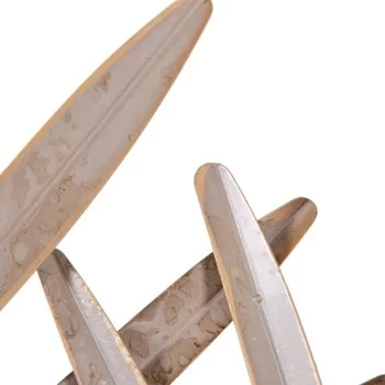 Wall Decoration 189 x 9 x 111 cm Metal Silver 2