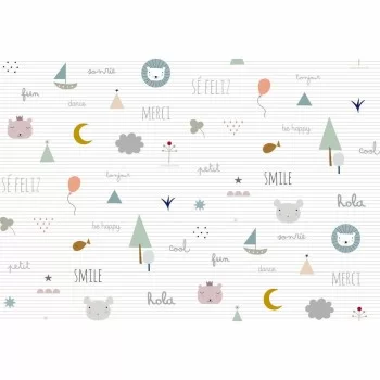 Curtain Haciendo el Indio Be Happy (140 x 260 cm) 2