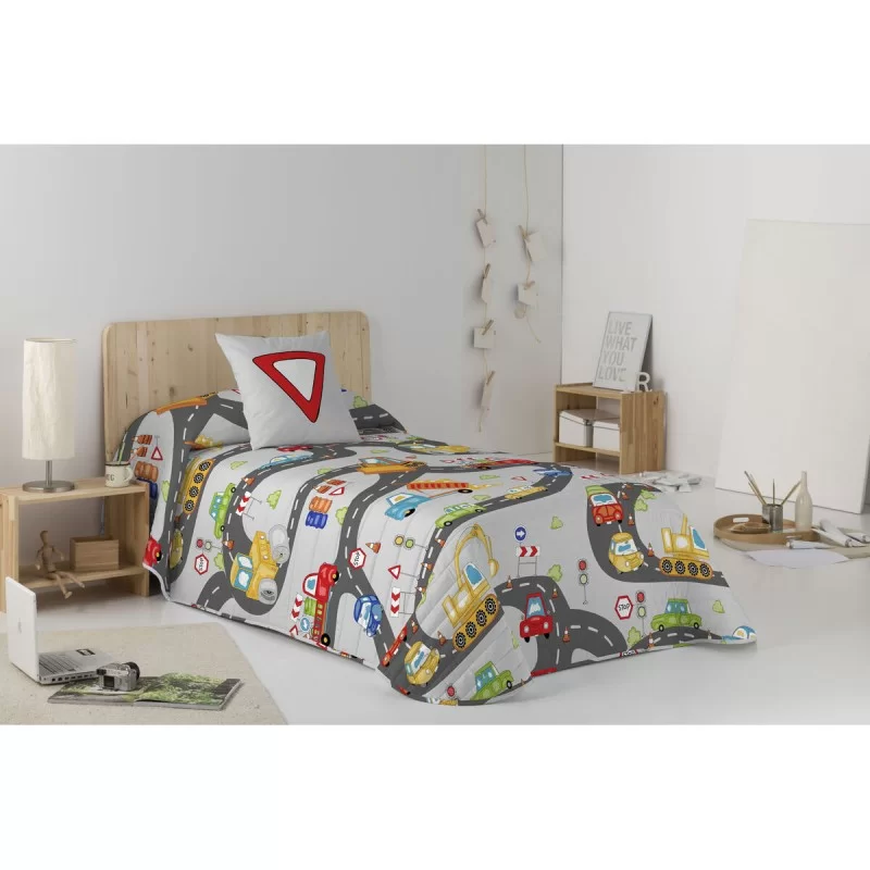Reversible Bedspread Scalextric Cool Kids 180 x...