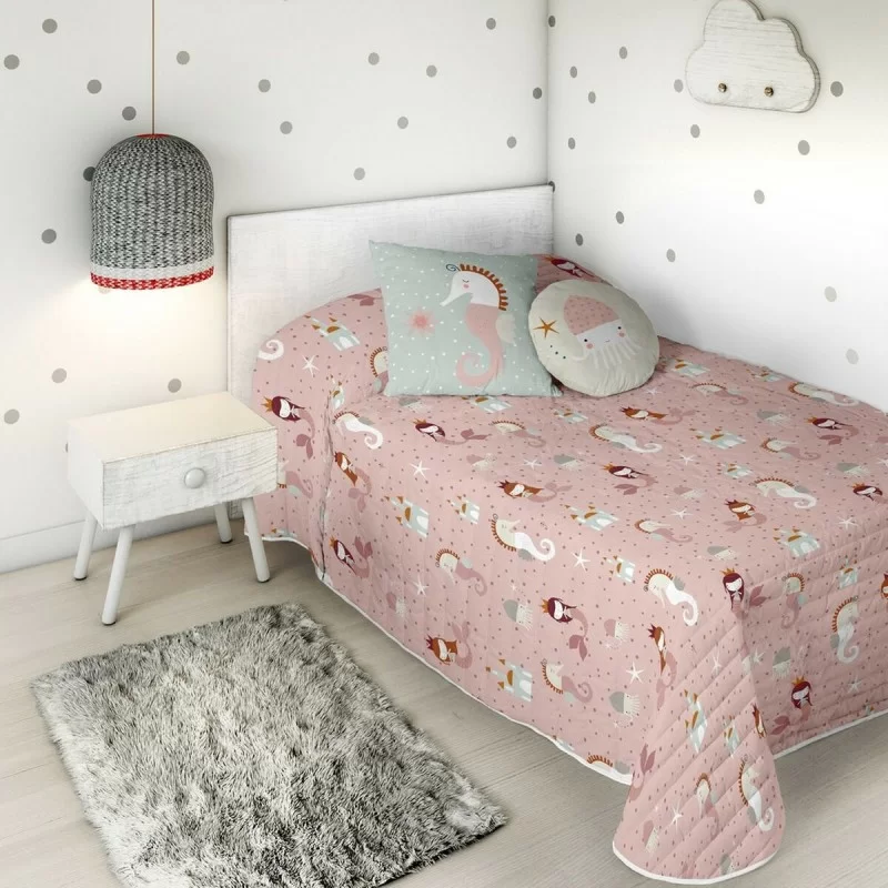 Bedspread (quilt) Haciendo el Indio Seahorse...