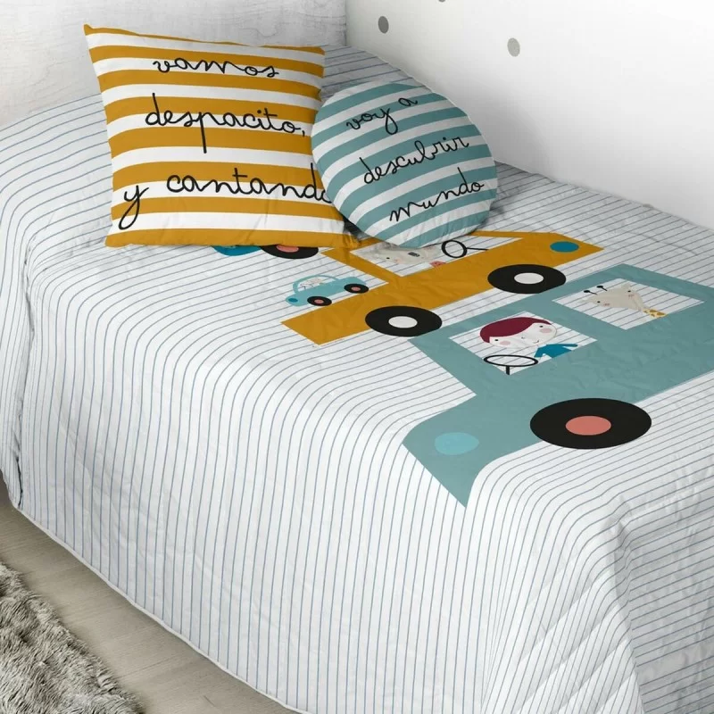 Bedspread (quilt) Haciendo el Indio Cars 180 x...