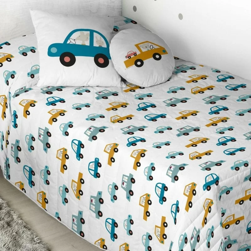 Bedspread (quilt) Haciendo el Indio Cars 180 x...