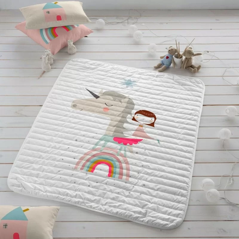 Bedspread (quilt) Haciendo el Indio Unicorn 100...