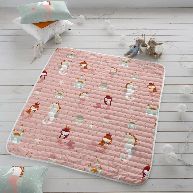 Bedspread (quilt) Haciendo el Indio Seahorse...