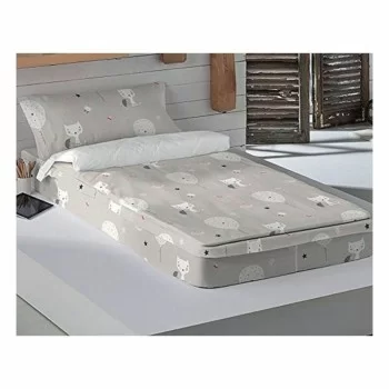 Quilted Zipper Bedding Haciendo el Indio Globos & Gatos...