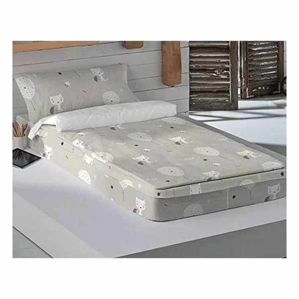 Quilted Zipper Bedding Haciendo el Indio Globos & Gatos 90 x 190 cm (Single)