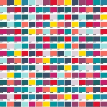 Nordic cover Mosaic Colorfull Pantone 2