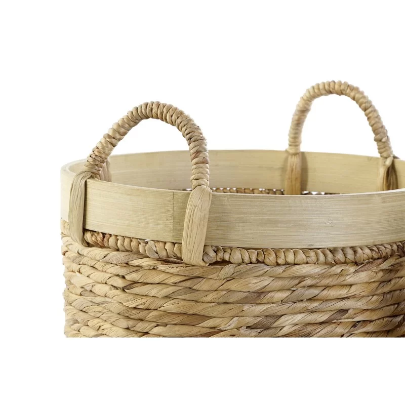 Basket set DKD Home Decor Bamboo Tropical...
