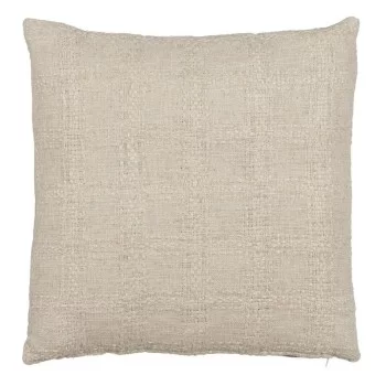 Cushion Cotton Linen Grey 50 x 50 cm