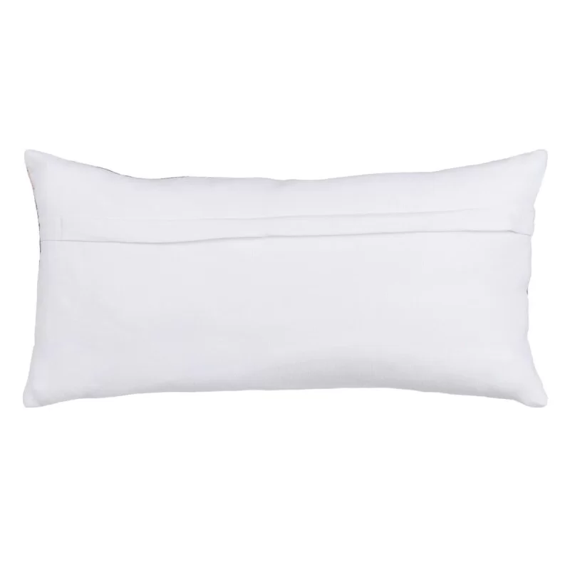 Cushion Cotton Grey Pink 30 x 60 cm