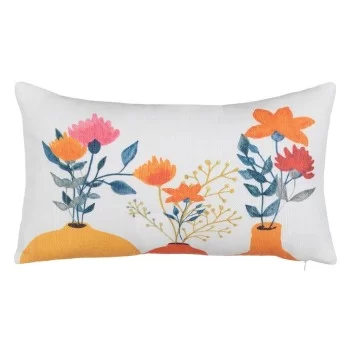 Cushion Polyester Vase 50 x 30 cm