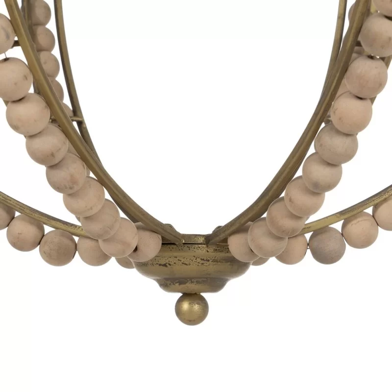 Ceiling Light Natural Metal oak wood 220-240 V...