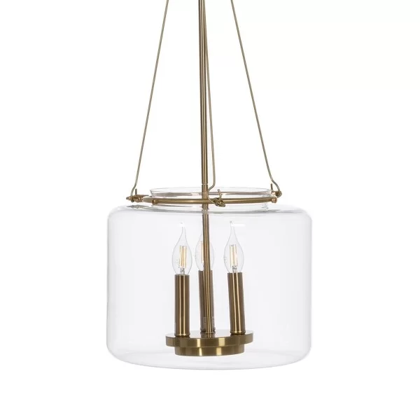 Ceiling Light Golden Crystal Iron 220-240 V 35 x 35 x 72 cm