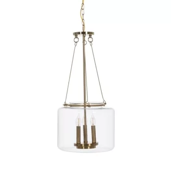 Ceiling Light Golden Crystal Iron 220-240 V 35 x 35 x 72 cm 2