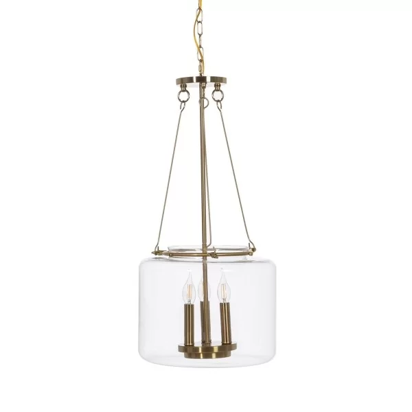 Ceiling Light Golden Crystal Iron 220-240 V 35 x 35 x 72 cm