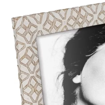 Photo frame White Beige Polyresin 15,3 x 1,8 x 20,4 cm 2