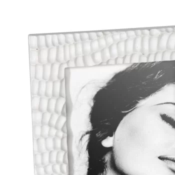 Photo frame White Polyresin 18,4 x 1,7 x 23,5 cm 2