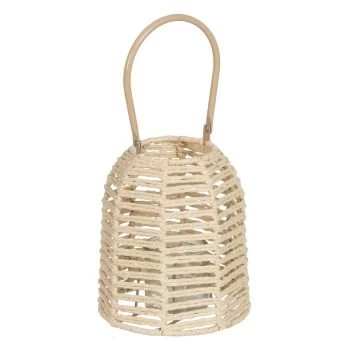 Lantern Candleholder Lantern Cream Metal Paper Crystal 18...