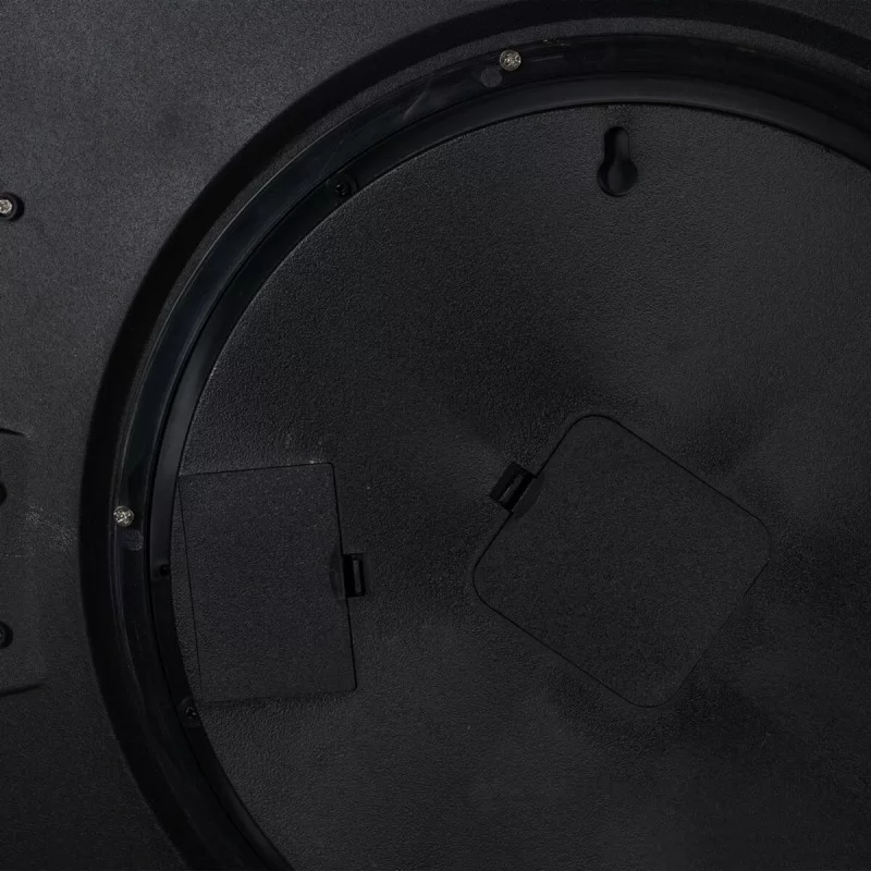 Wall Clock Black Golden Crystal Iron 59 x 8,5 x...