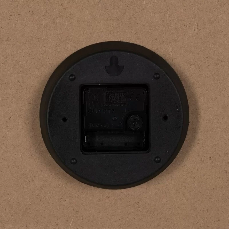 Wall Clock White Black Iron 46 x 46 x 6 cm