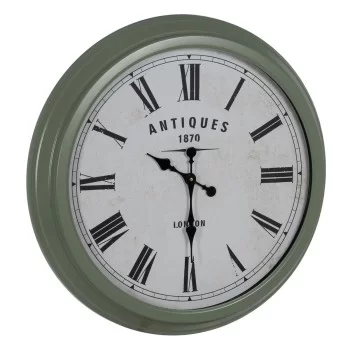 Wall Clock Green Iron 70 x 70 x 6,5 cm 2