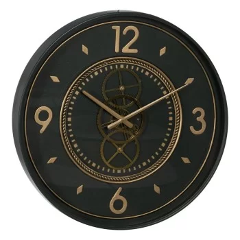 Wall Clock Green Golden Iron 55 x 8,5 x 55 cm 2