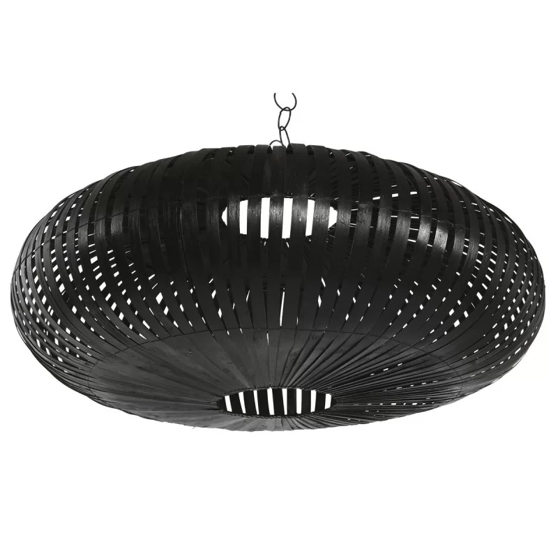 Lamp Shade Home ESPRIT Black Bamboo 80 x 80 x...