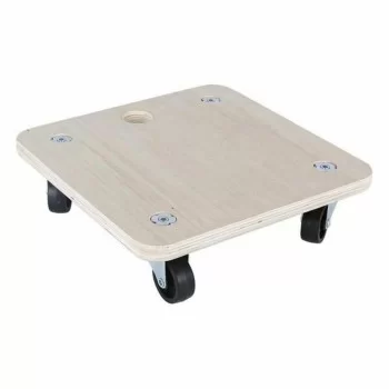 Wooden Base with Wheels Bricotech 58764 (30 x 30 x 8 cm)... 2