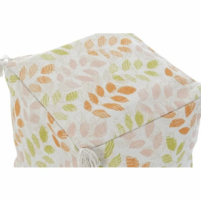 Floor cushion DKD Home Decor Beige Leaf of a...