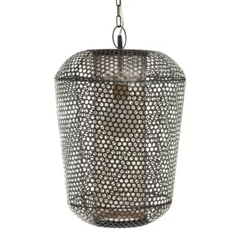 Ceiling Light 34 x 34 x 54 cm Black Metal