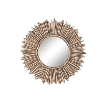 Wall mirror Home ESPRIT Natural Mirror Trunks Tropical 90...