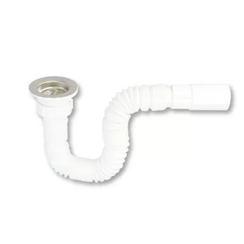 Washbasin Siphon Fontastock articulated White 1-1/2" x 40 2