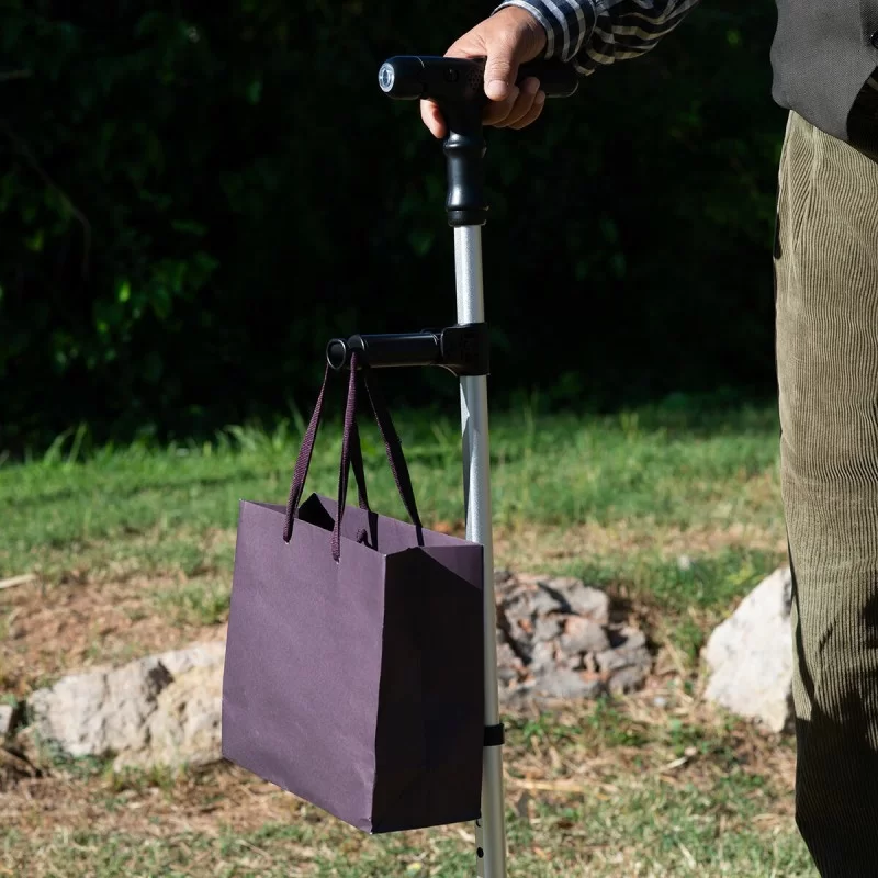 Extendable Walking Stick with LED, Alarm and...