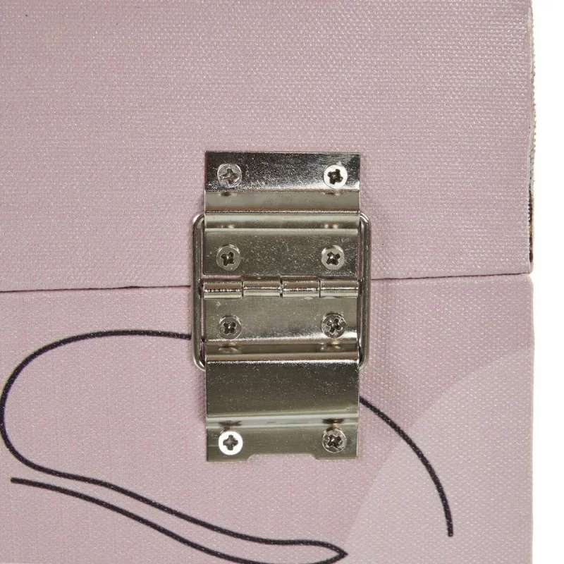 Set of Chests 65 x 38 x 35 cm Canvas DMF (3...