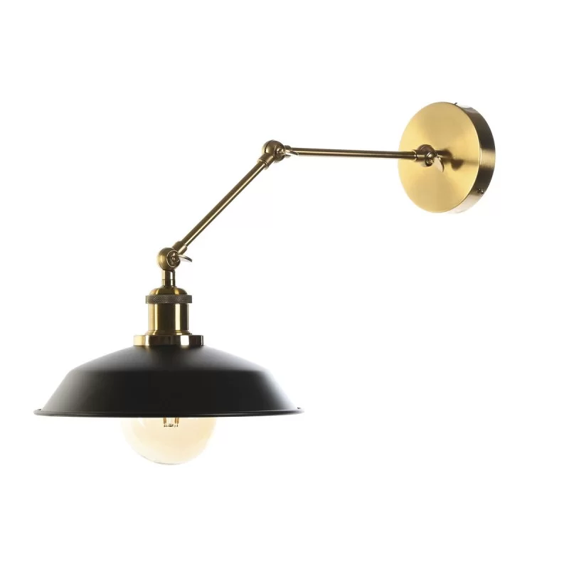 Wall Lamp DKD Home Decor Black Golden Metal 50...