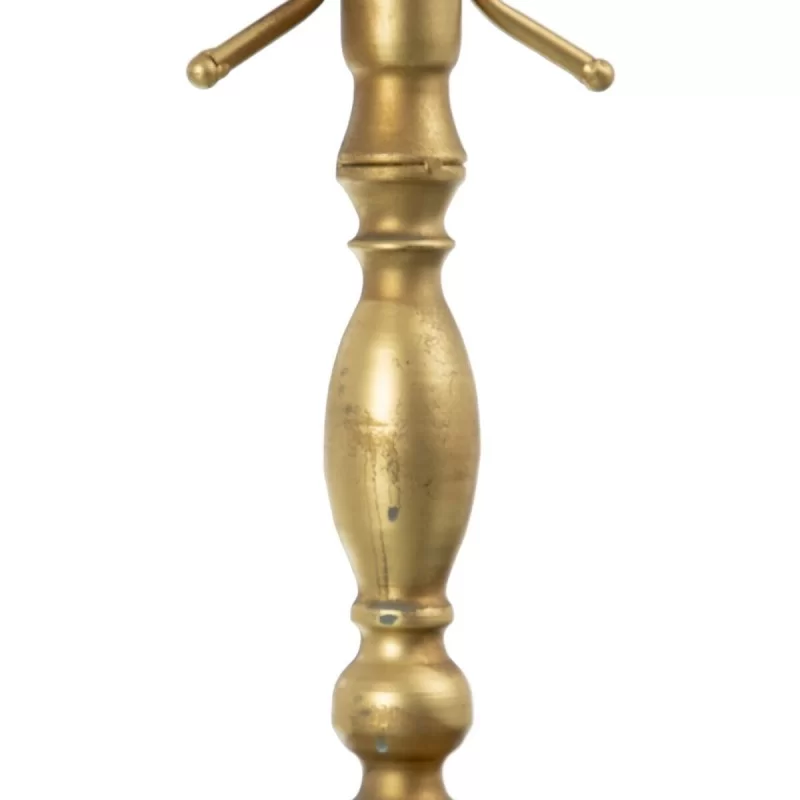 Candle Holder 42 x 12 x 42 cm Golden Metal