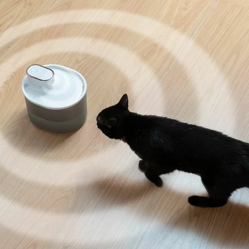 Rechargeable Cat Water Fountain with Sensor...