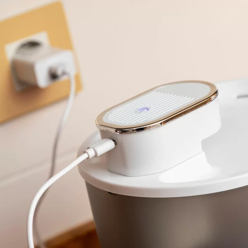 Rechargeable Cat Water Fountain with Sensor...