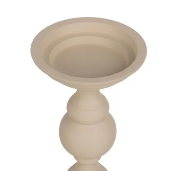 Candleholder Aluminium Cream 15 x 15 x 25 cm 2