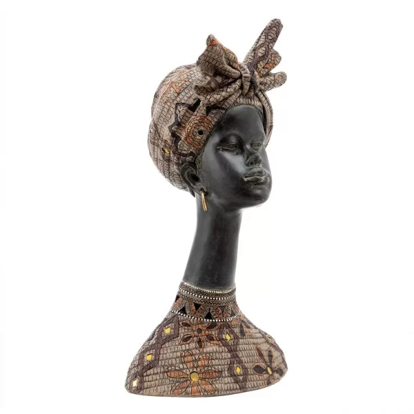 Decorative Figure 27 x 23,5 x 52 cm African Woman