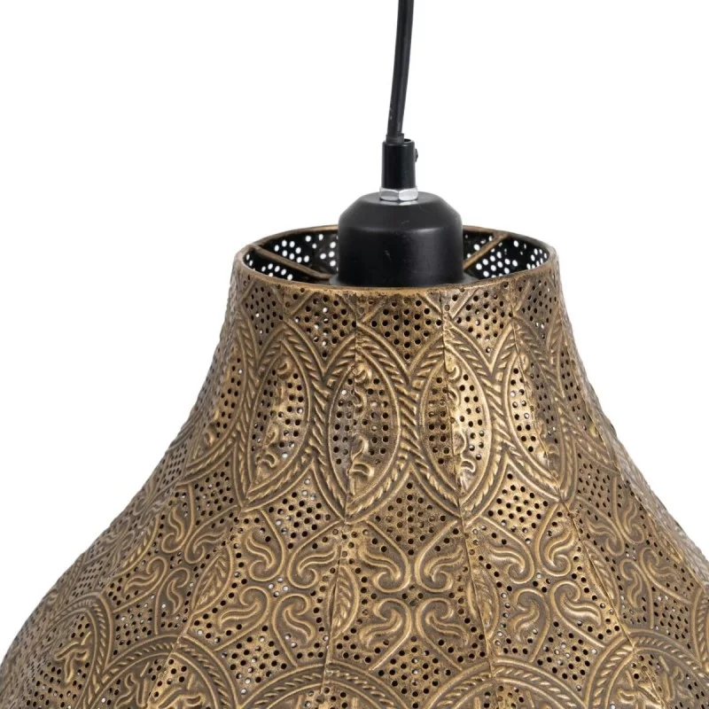 Ceiling Light 32 x 32 x 37,5 cm Golden Metal