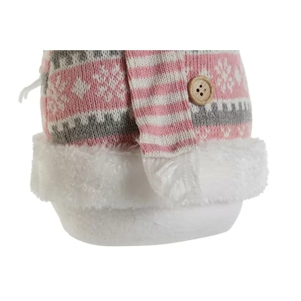 Decoration DKD Home Decor White Brown Pink 30 x 16 x 33 cm (2 Units)