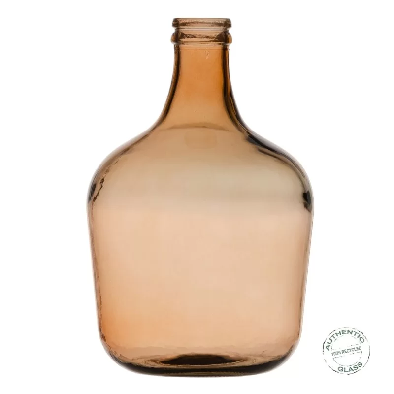 Decorative container recycled glass Caramel 27...