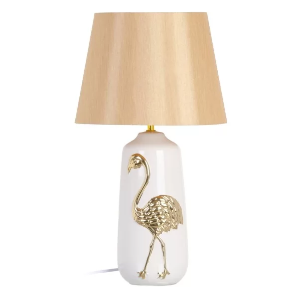Desk lamp White Golden Cotton Ceramic 60 W 220 V 240 V 220-240 V 32 x 32 x 43 cm