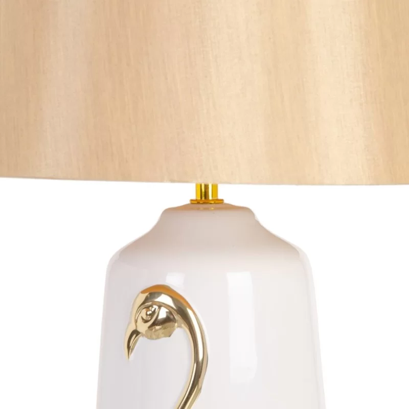Desk lamp White Golden Cotton Ceramic 60 W 220...