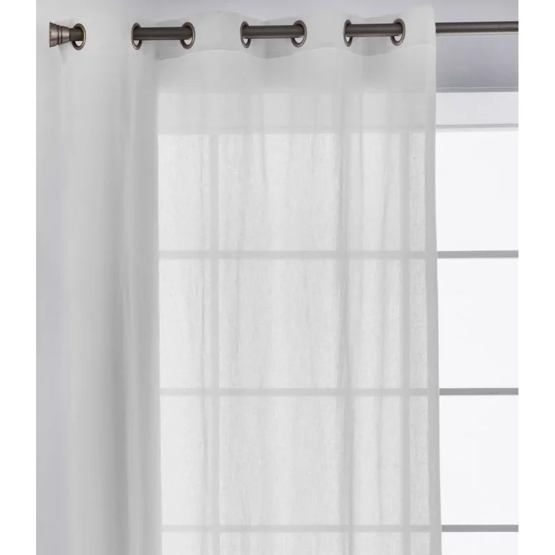 Curtain Naturals White 140 x 260 cm