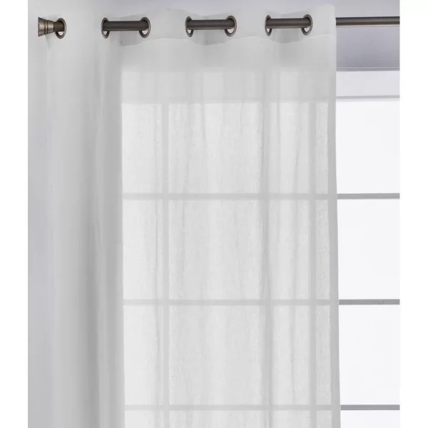 Curtain Naturals White 140 x 260 cm