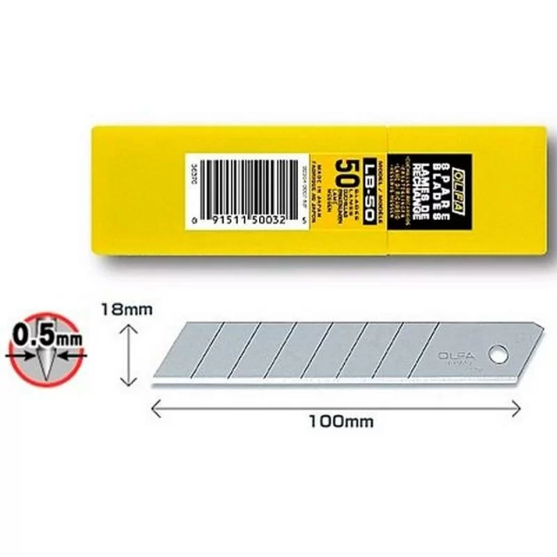 Knife Blade Olfa Divisible Cutter 50 Units 100...