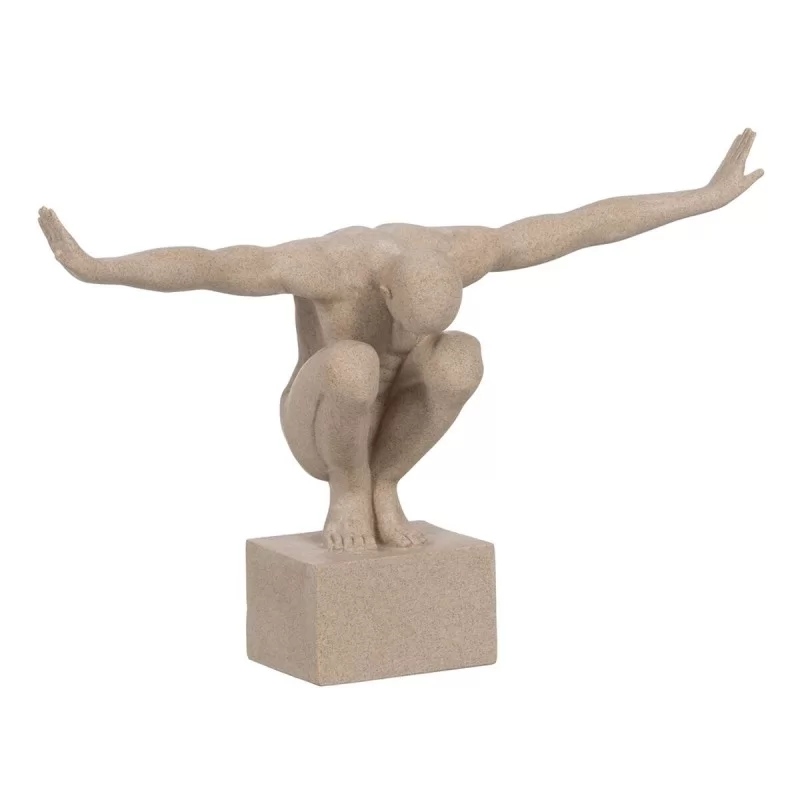 Decorative Figure Cream 50 x 16 x 34 cm