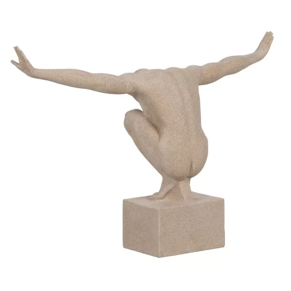 Decorative Figure Cream 50 x 16 x 34 cm